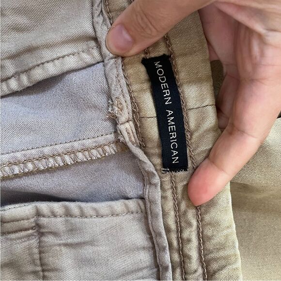 Modern American Lockdown Cargo Jean in Woody Tan Brown S NWOT - Picture 13 of 16